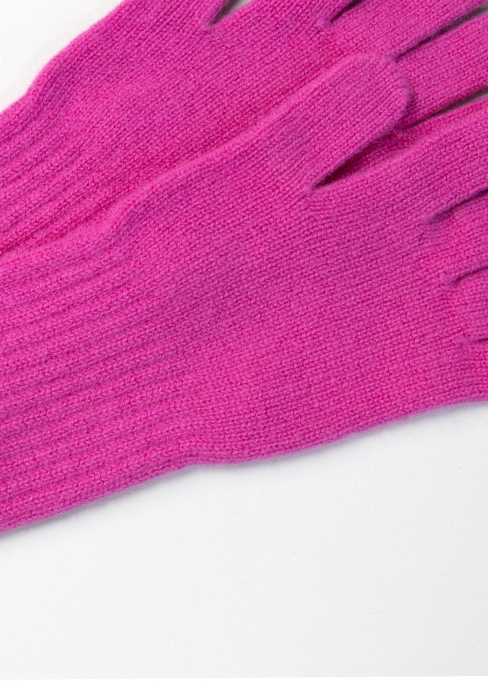 Briar Cashmere Long Gloves - Neon Rose - 2