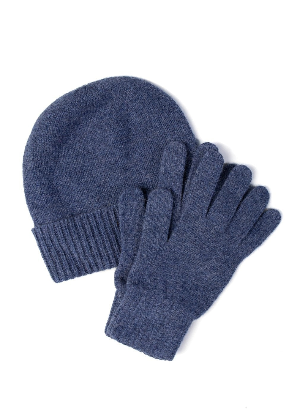 Finn Lambswool Gloves - Denim - 2