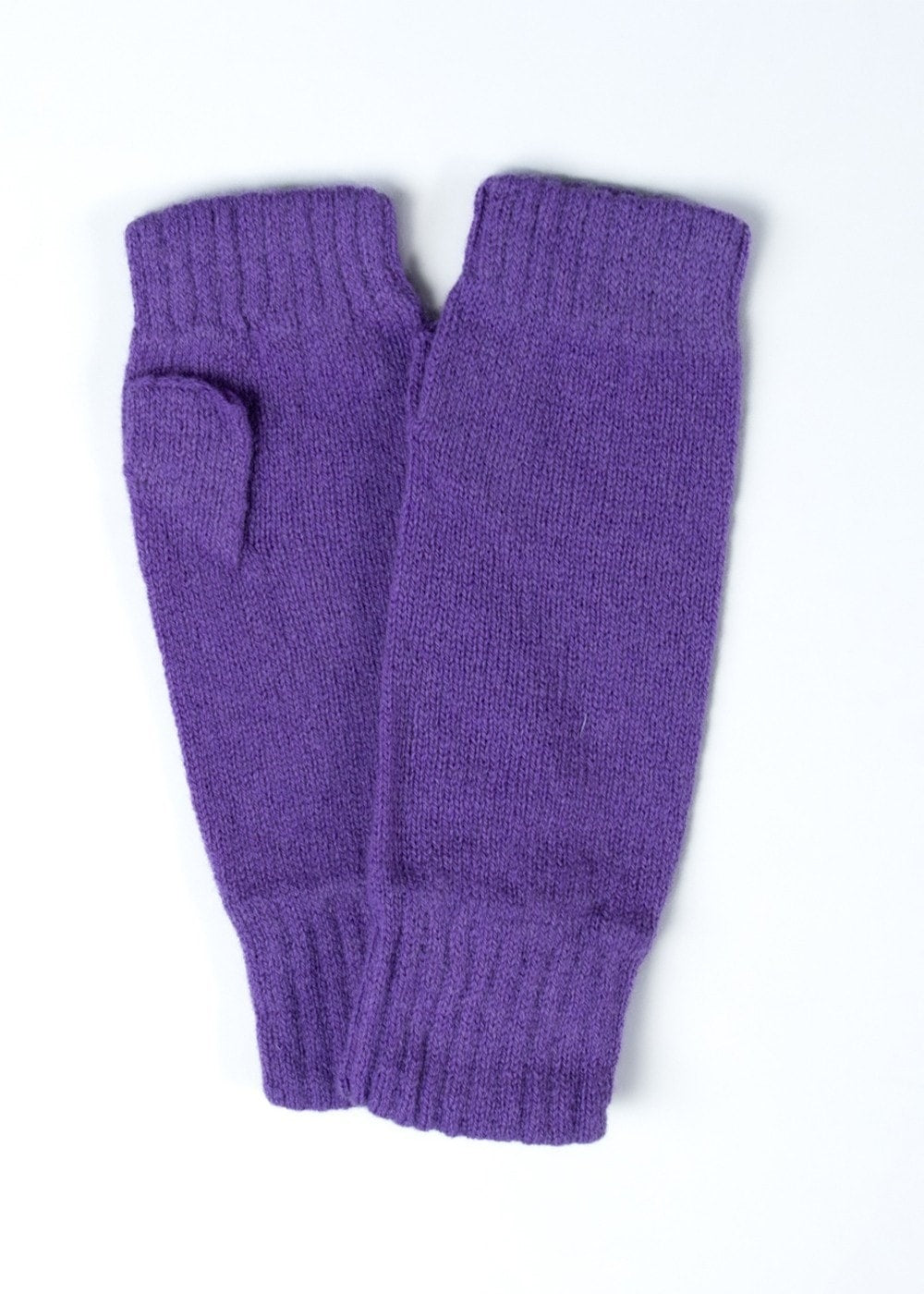 Fliss Lambswool Fingerless Mittens - Solstice - 1