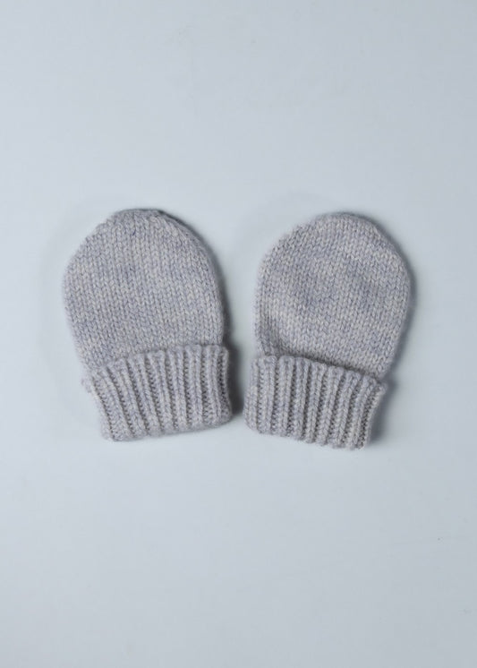 Cashmere Baby Mittens - Cloud - 0