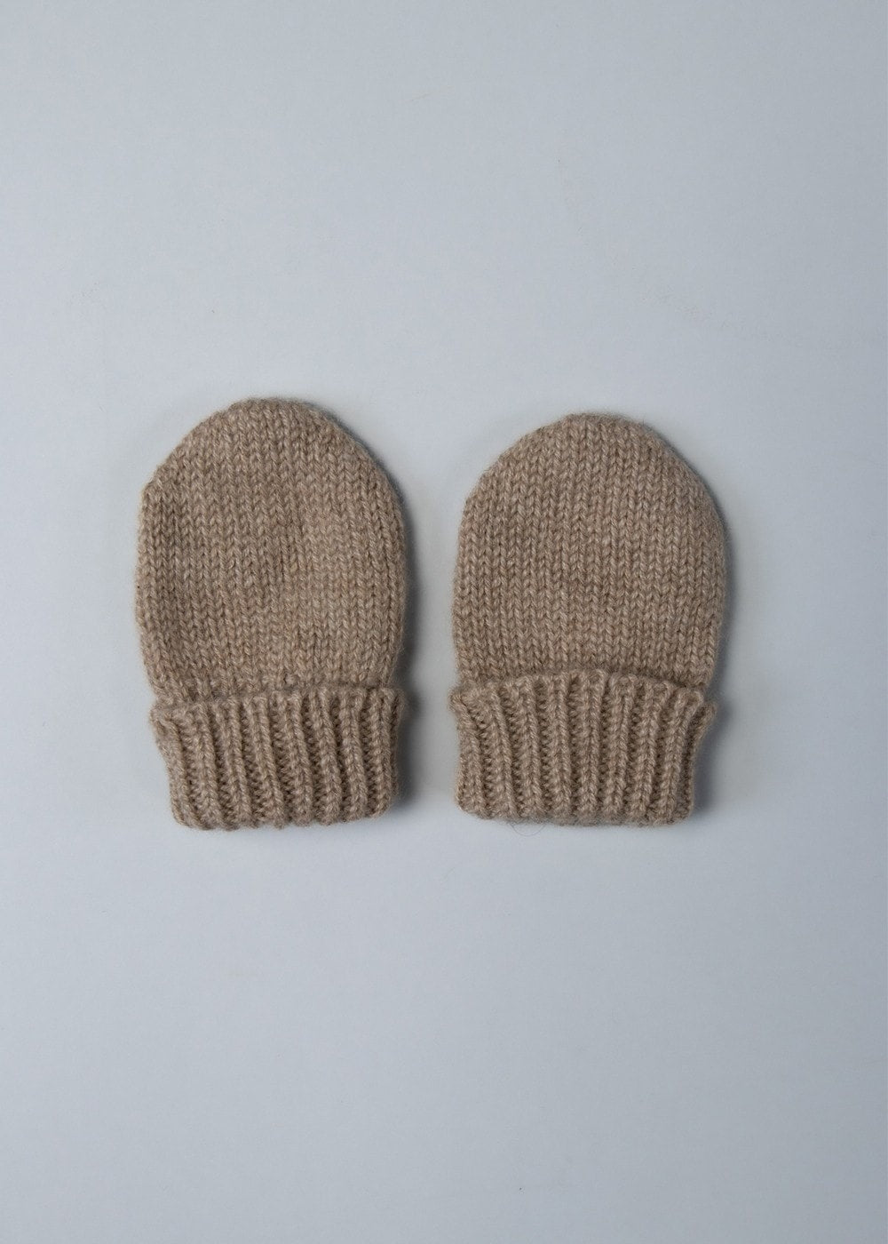 Cashmere Baby Mittens - Teddy Bear - 0