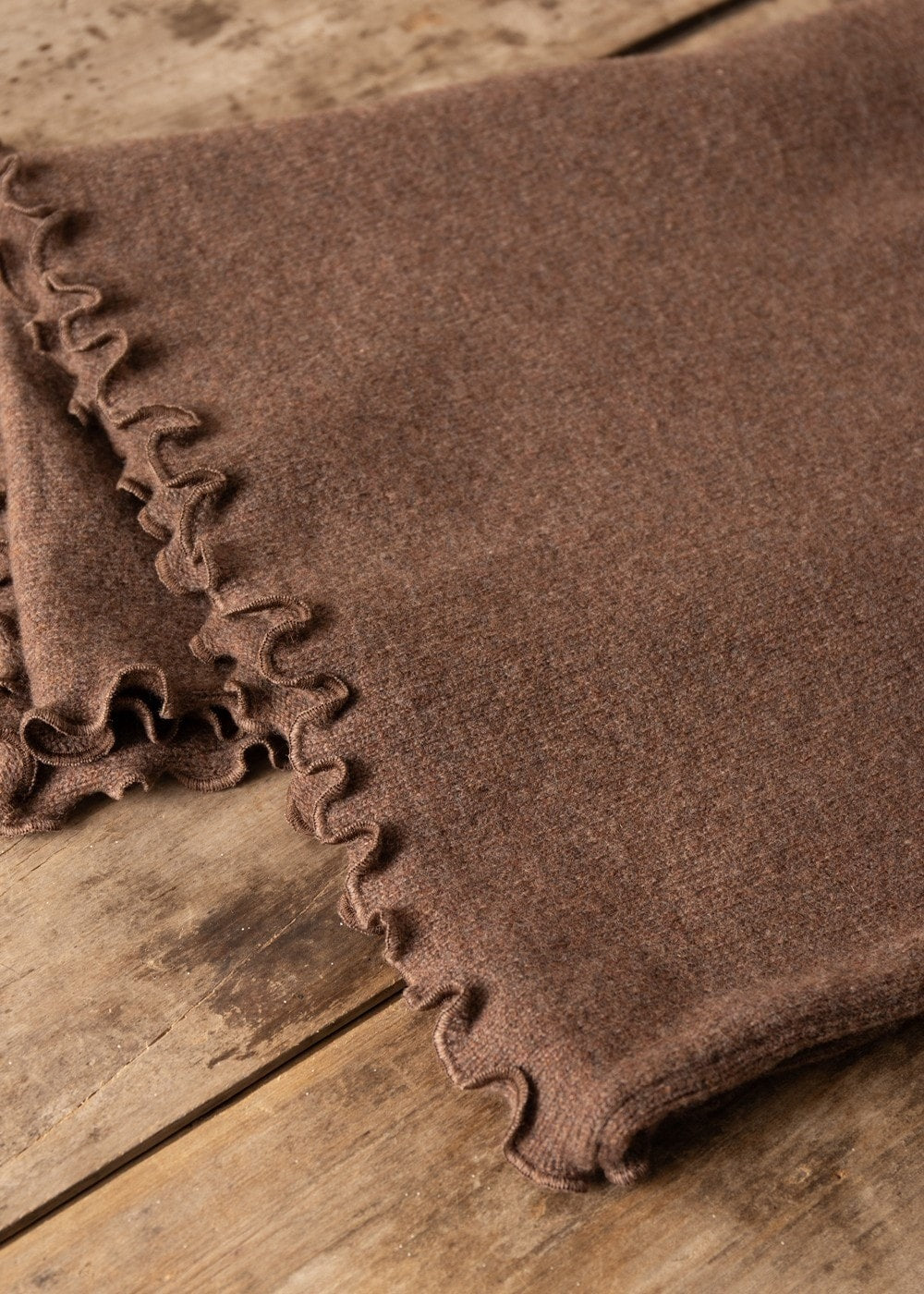 Lindsey Lambswool Poncho - Tobacco - 6