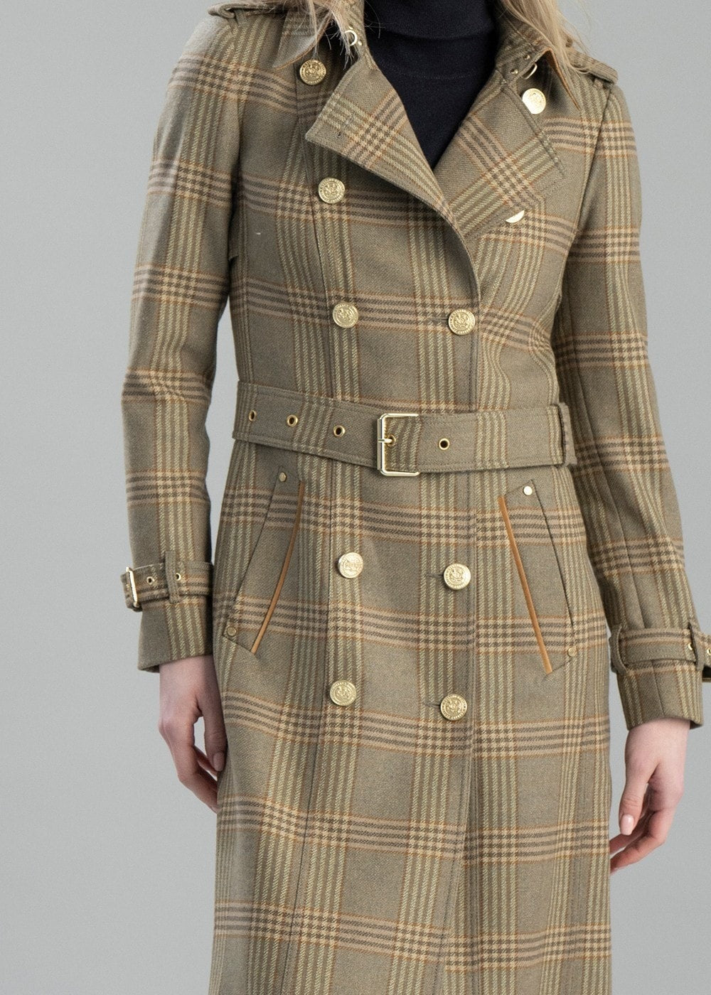 Marlborough Trench Coat Full Length - Leveret - 5