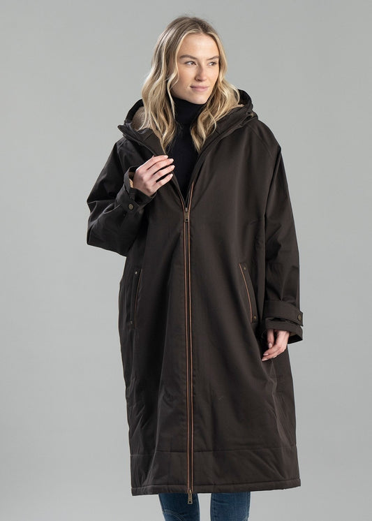 One-Size Waterproof Coat - Chocolate - 1