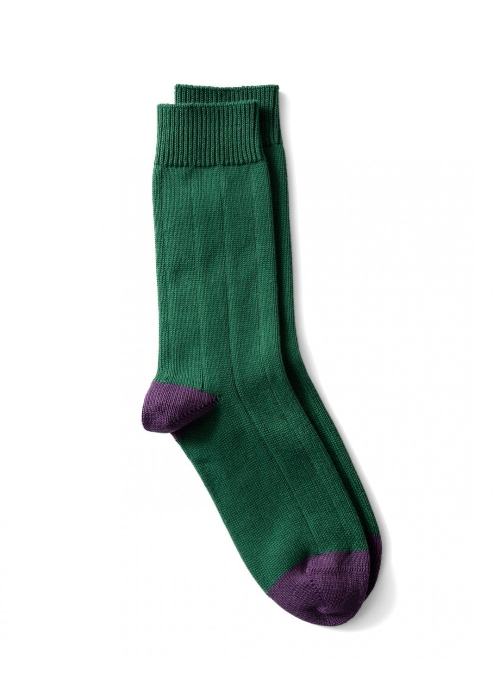 Rosie Socks - Pine and Plum - 1