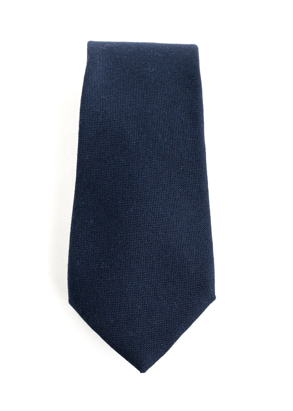 Wool Tie - Navy - 0