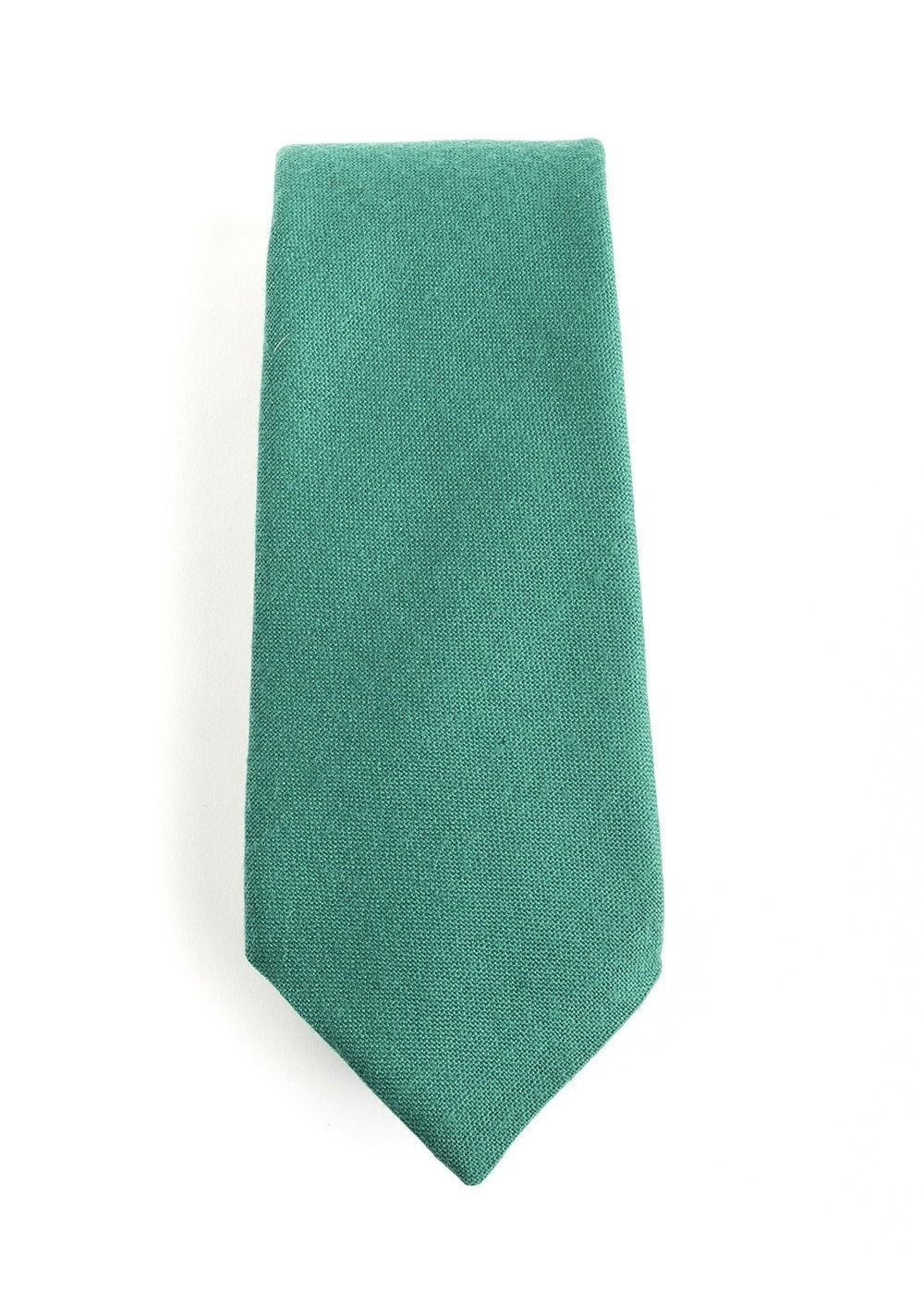 Wool Tie - Ancient Green - 0