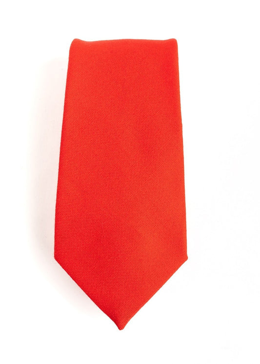 Wool Tie - Ancient Red - 0