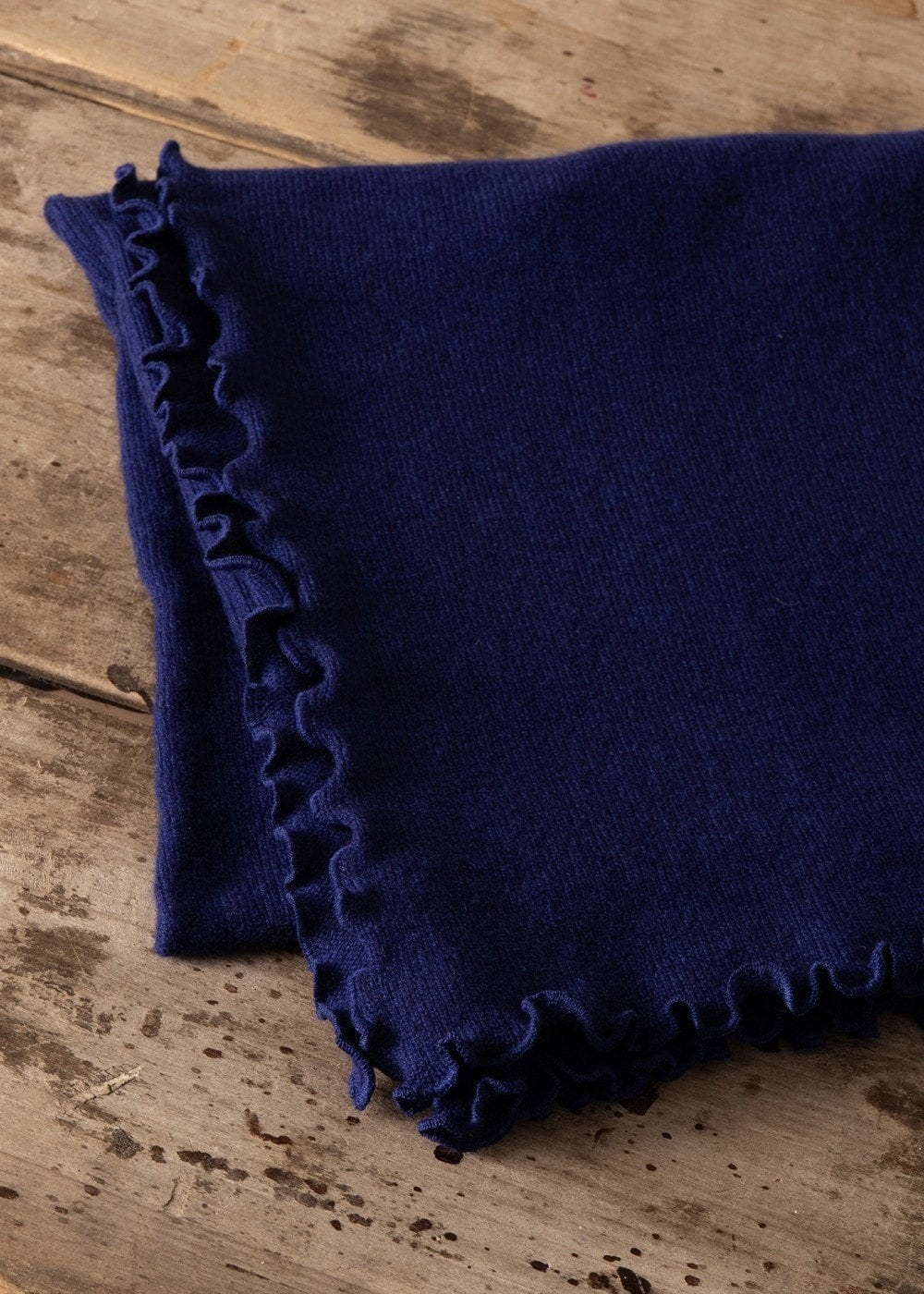 Lindsey Lambswool Poncho - Cobalt - 7