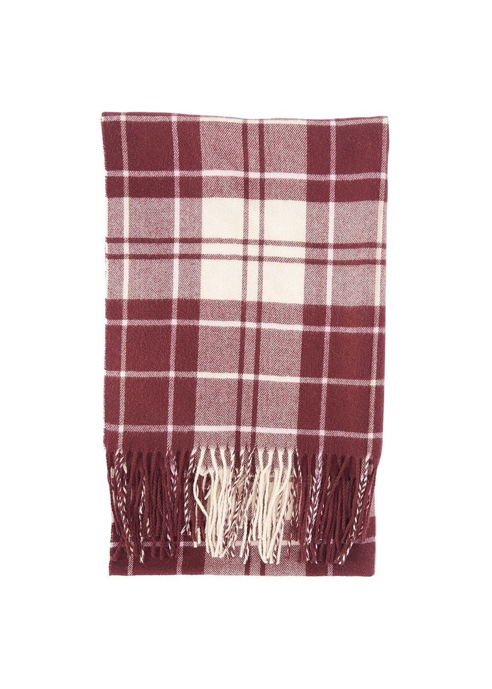 Hailes Tartan Scarf AW24 - Cabernet - 0