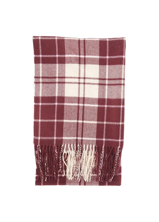 Hailes Tartan Scarf AW24 - Cabernet - 0