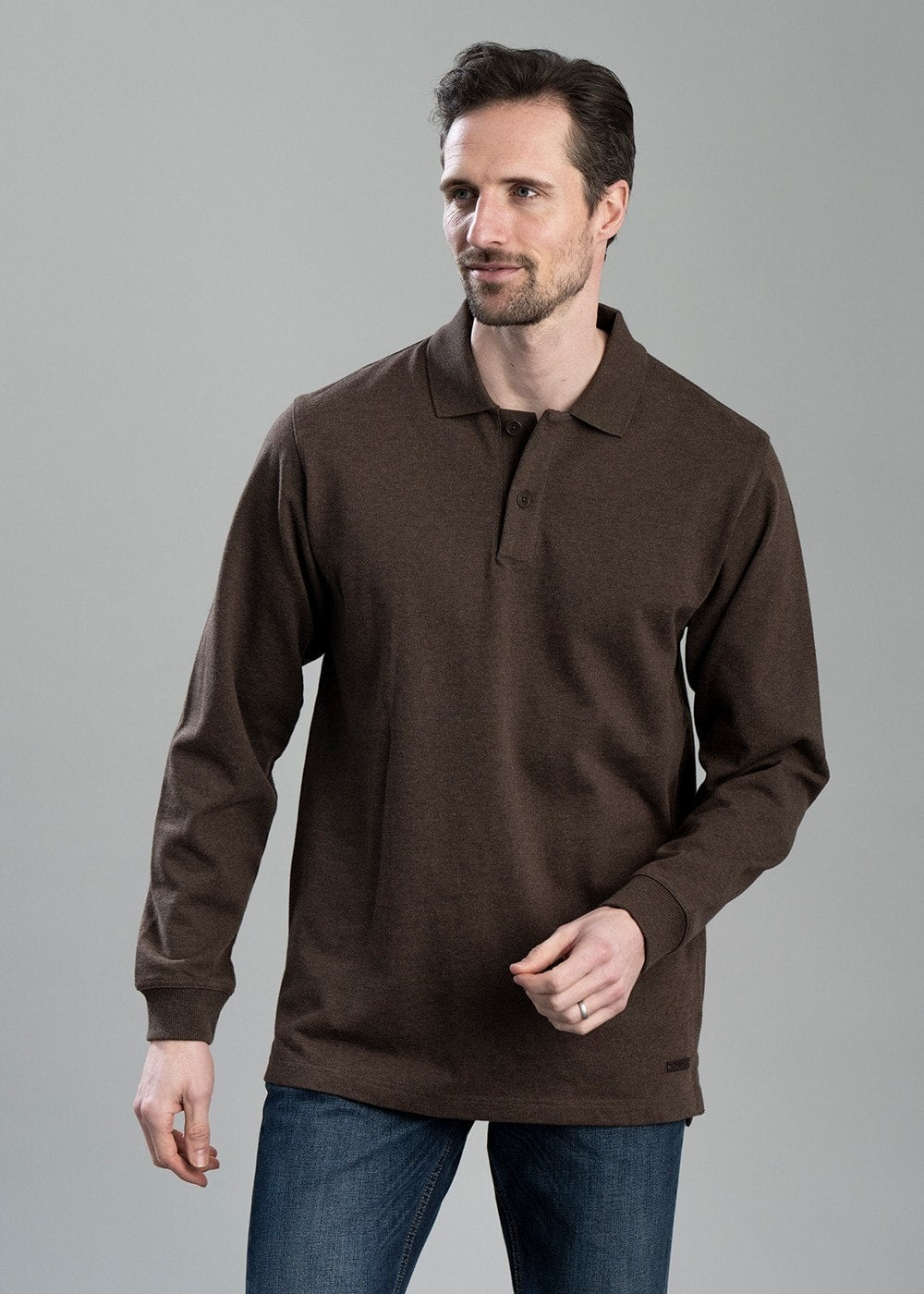 Percy Rugby Shirt AW24 - Brown - 3