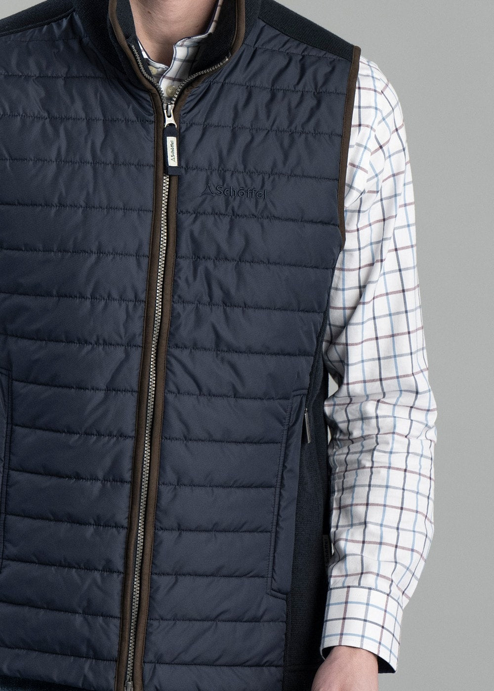 Oakham Hybrid Gilet AW24 - Petrol Blue - 4