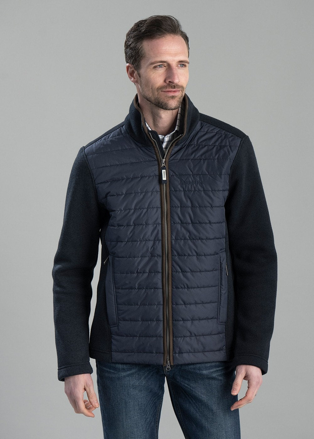 Cottesmore Hybrid Jacket AW24 - Petrol Blue - 1