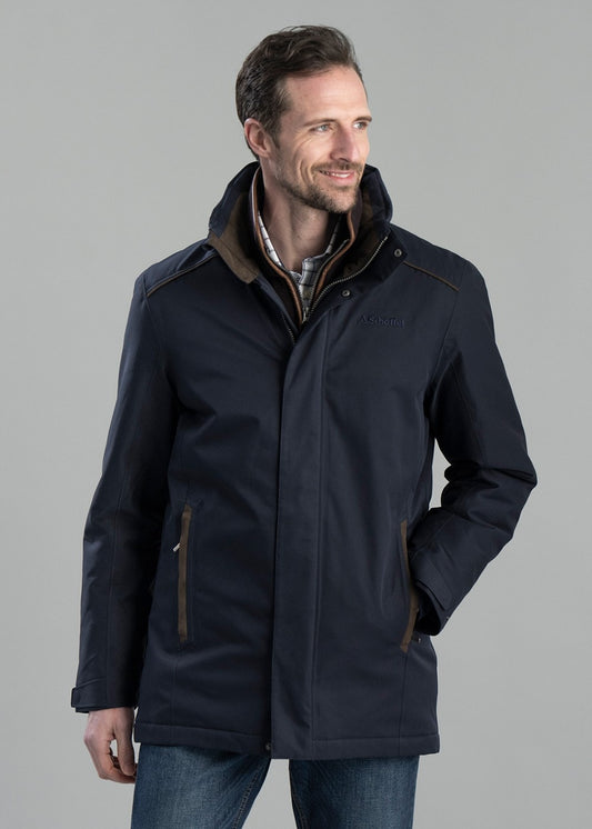 Whitton Waterproof Coat AW24 - Navy - 1