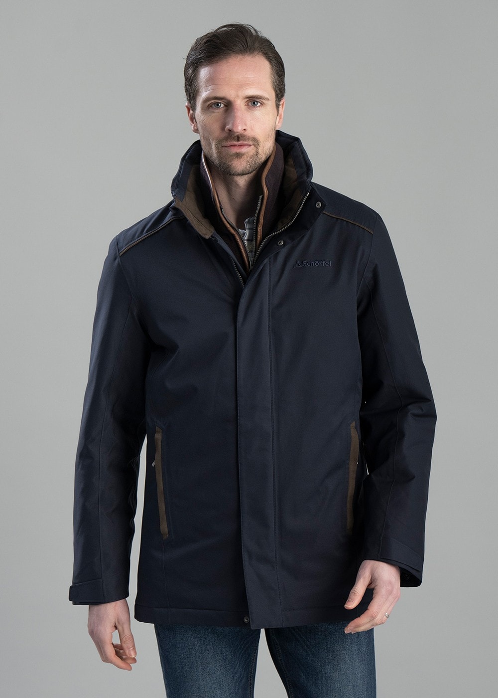 Whitton Waterproof Coat AW24 - Navy - 4