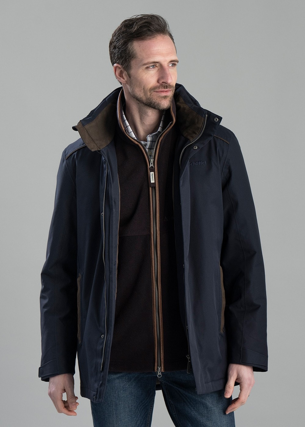 Whitton Waterproof Coat AW24 - Navy - 5