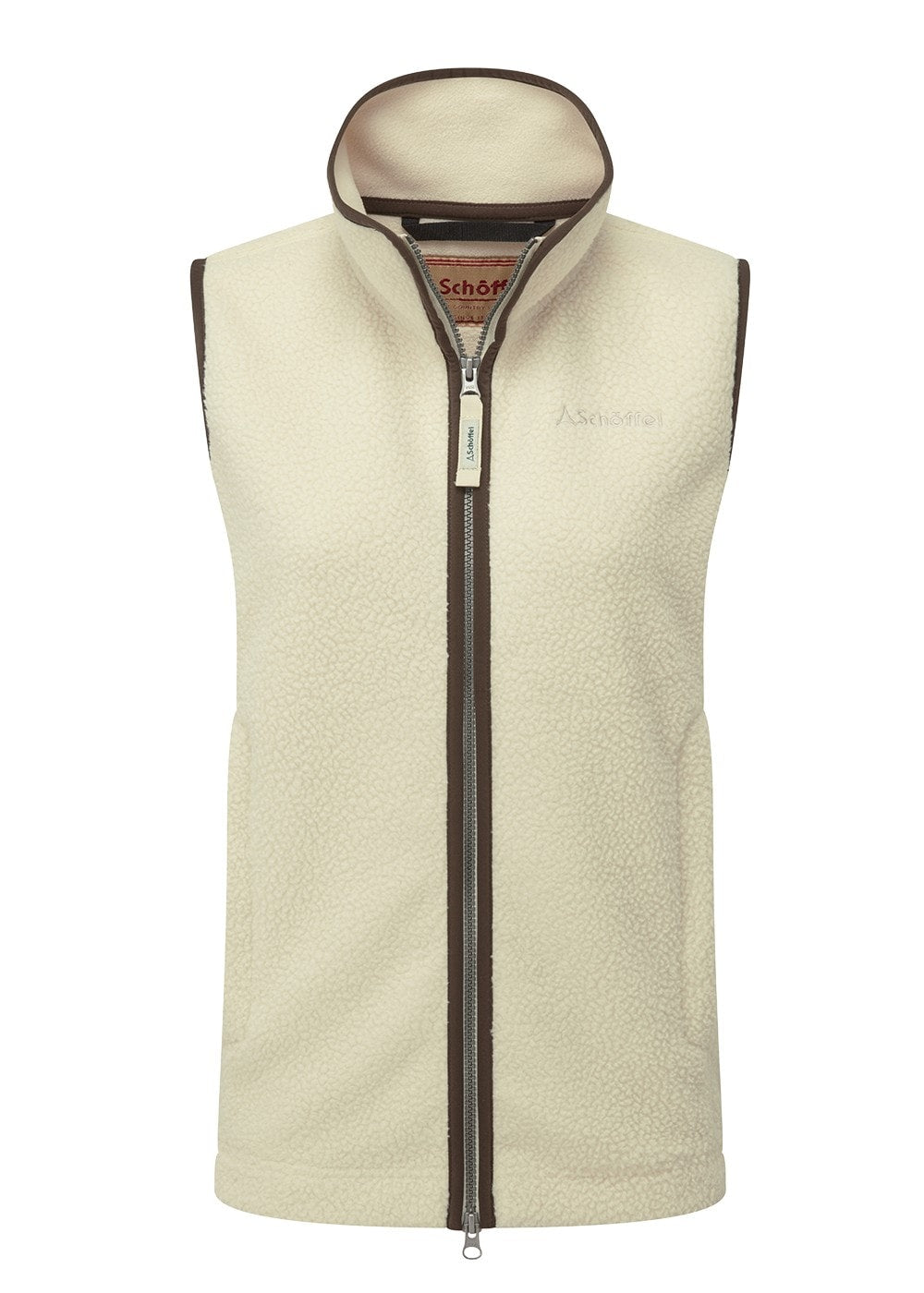 Lyndon Retro Fleece Gilet AW24 - Ecru - 6