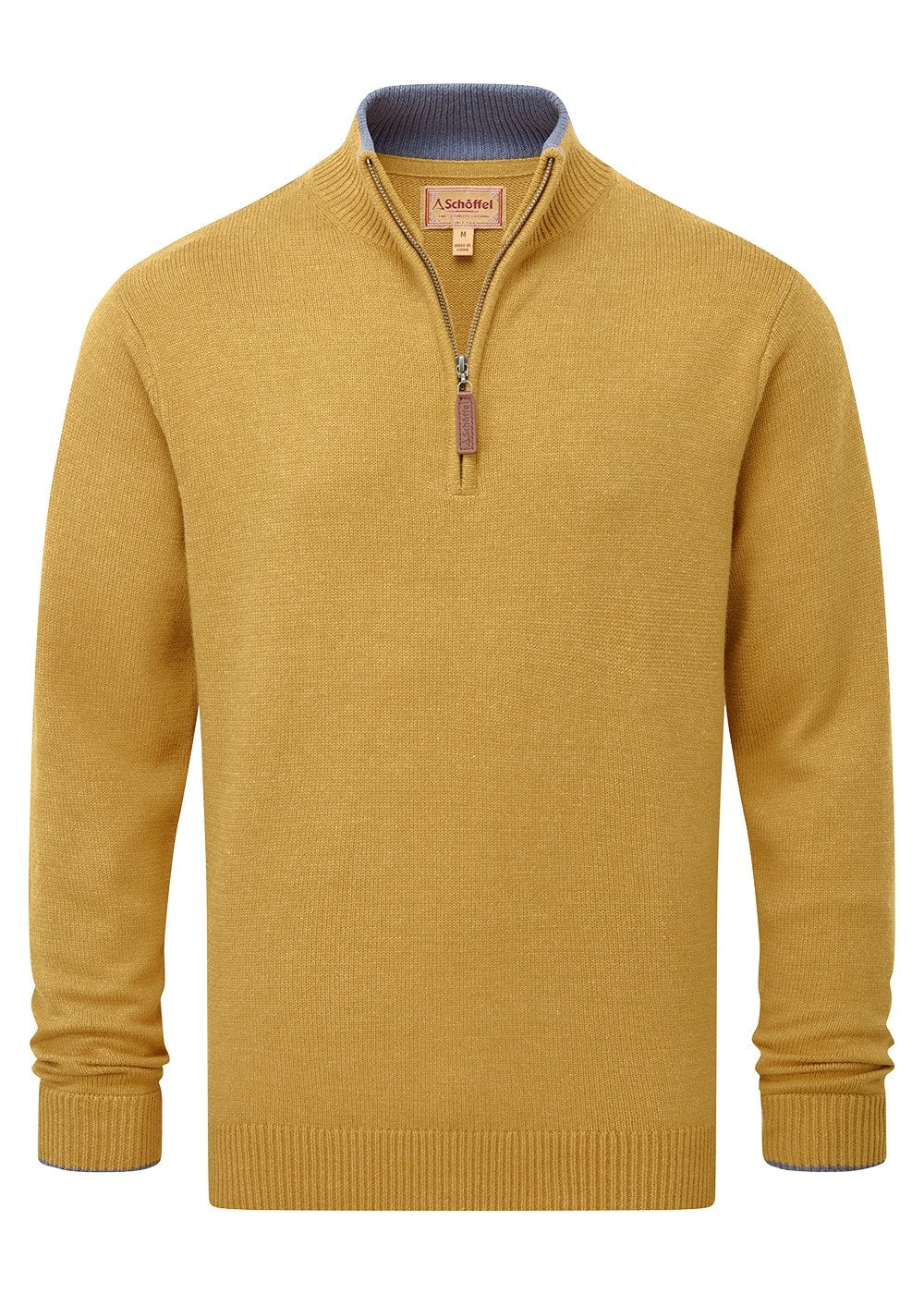 Blair 1/4 Zip Jumper - Mustard - 5