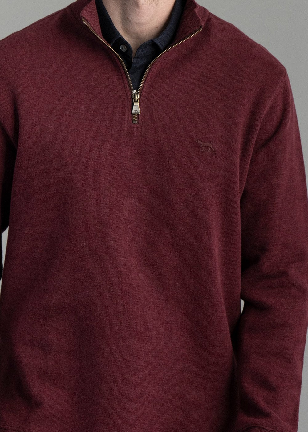 Alton Ave 1/4 Zip Neck - Berry - 4