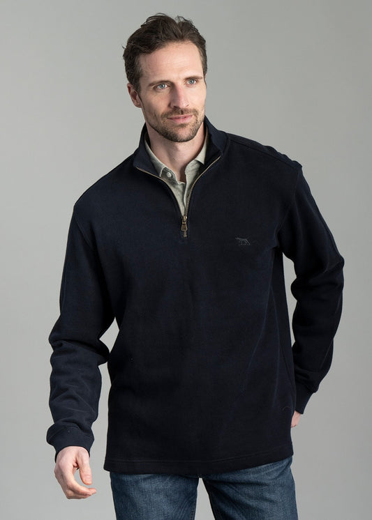 Alton Ave 1/4 Zip Neck - Eclipse - 1