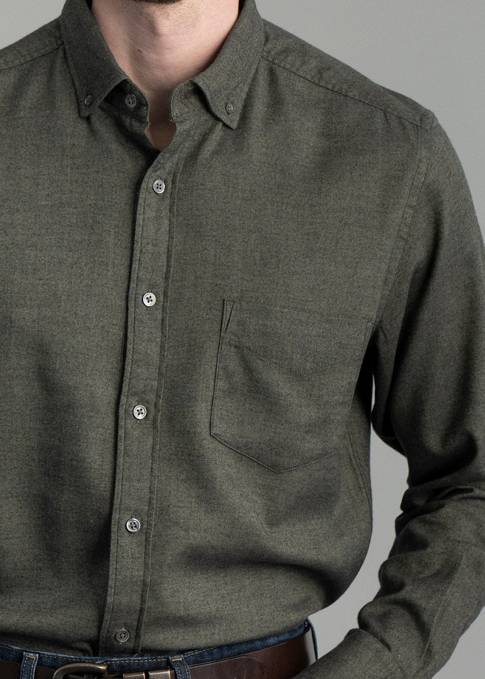 Barrhill Shirt AW24 - Forest - 4