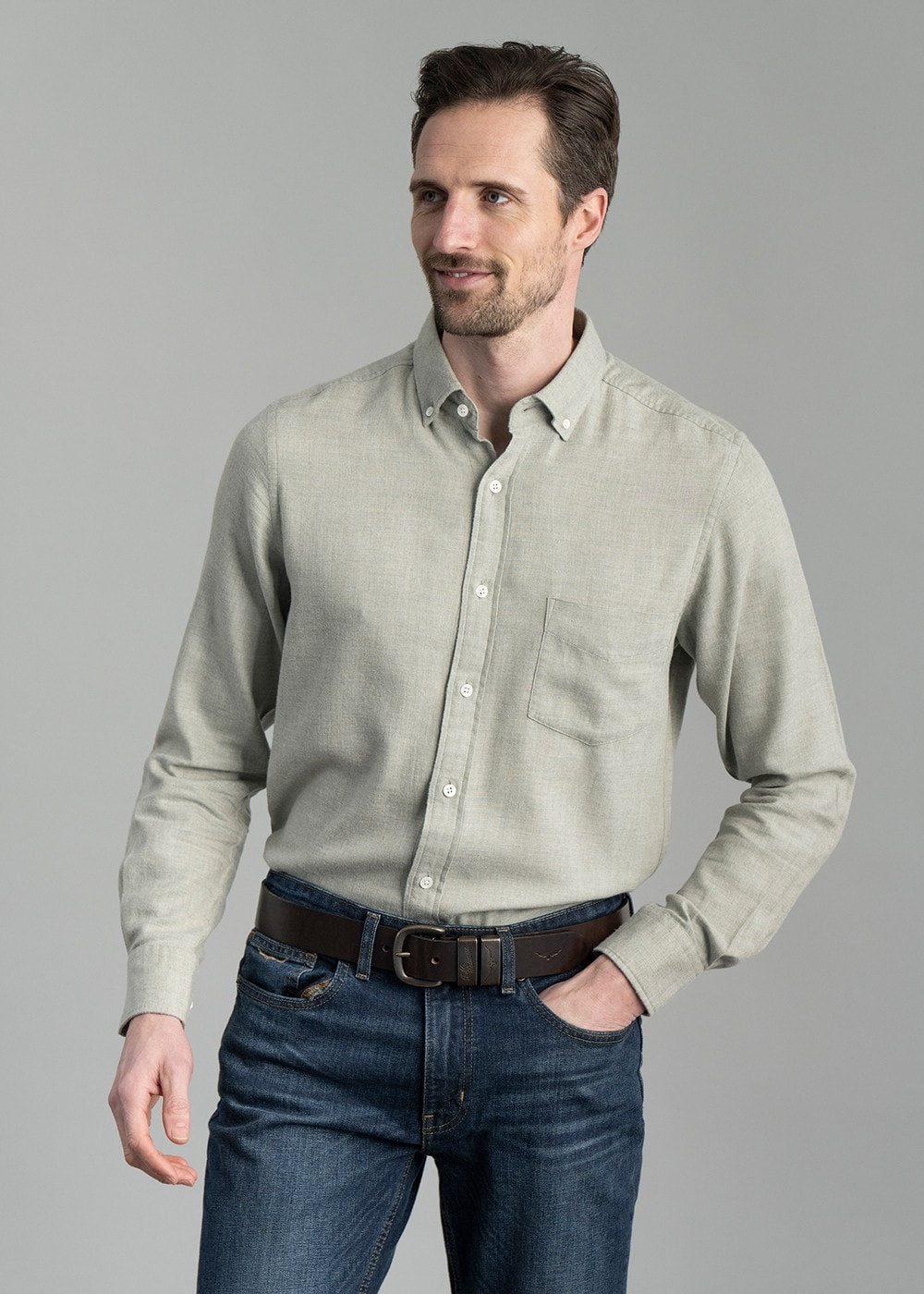 Barrhill Shirt AW24 - Sage - 1