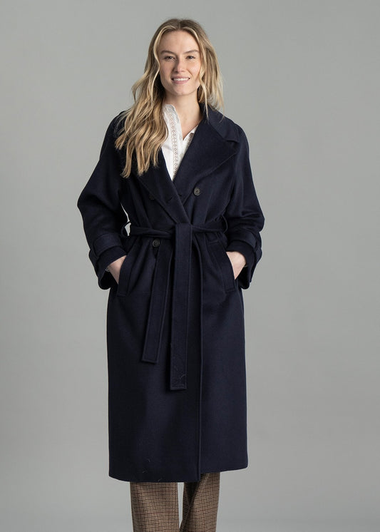 Wool Trench Coat AW24 - Evening Blue - 1