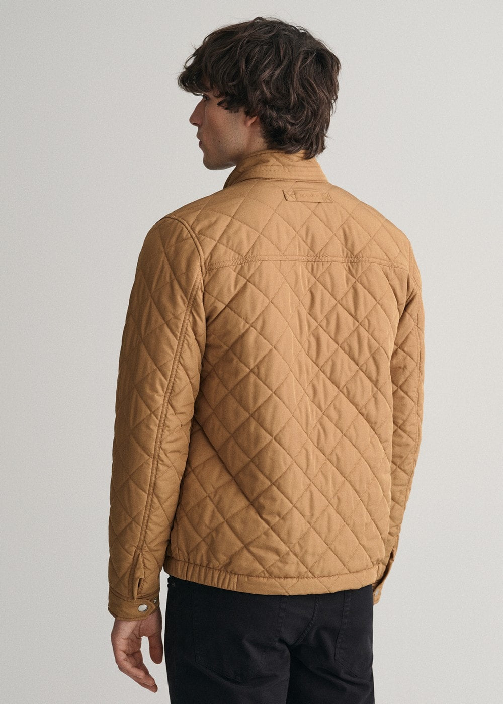 Quilted Windcheater Jacket - Roasted Walnut - 2