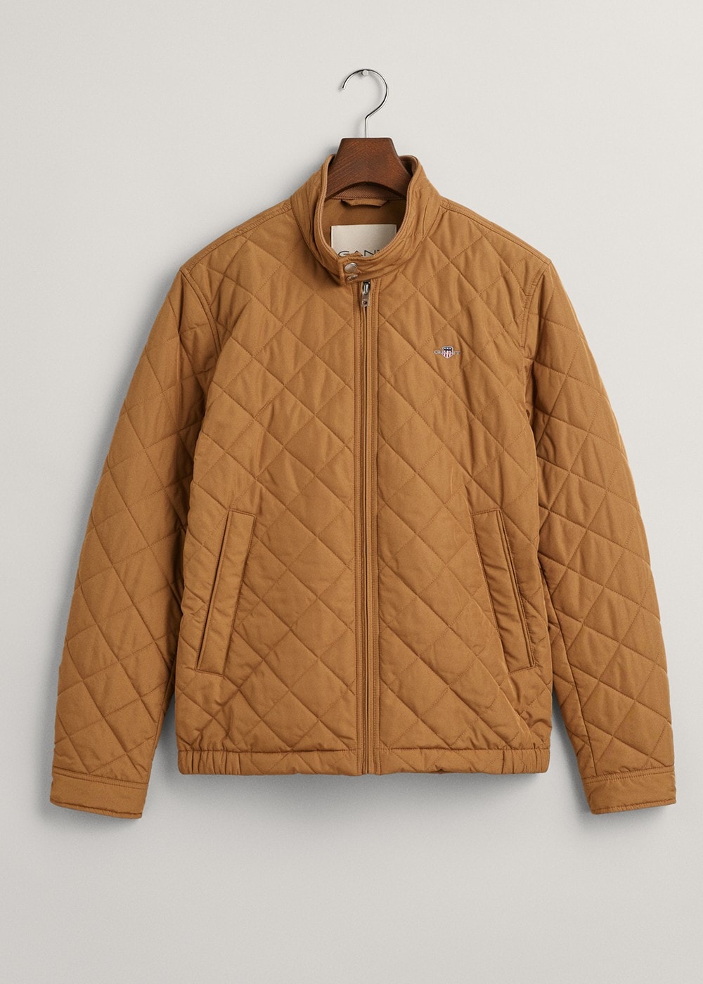 Quilted Windcheater Jacket - Roasted Walnut - 4