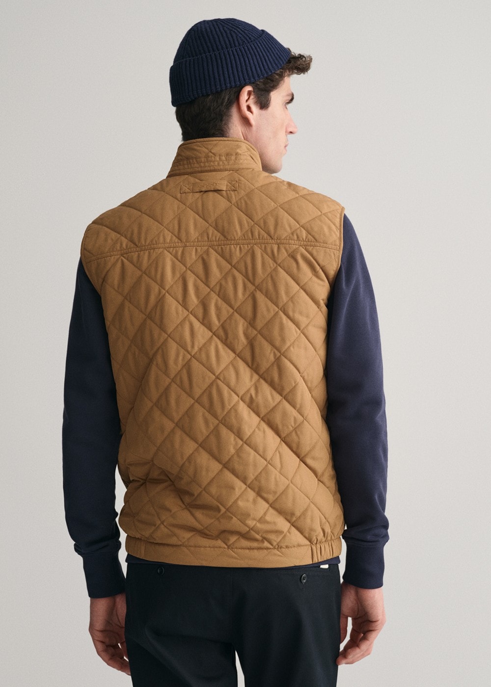 Quilted Windcheater Vest - Roasted Walnut - 2