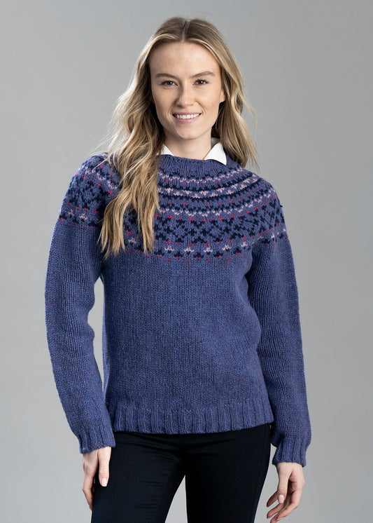 Ulla Crew Neck Sweater - Vatersay - 1