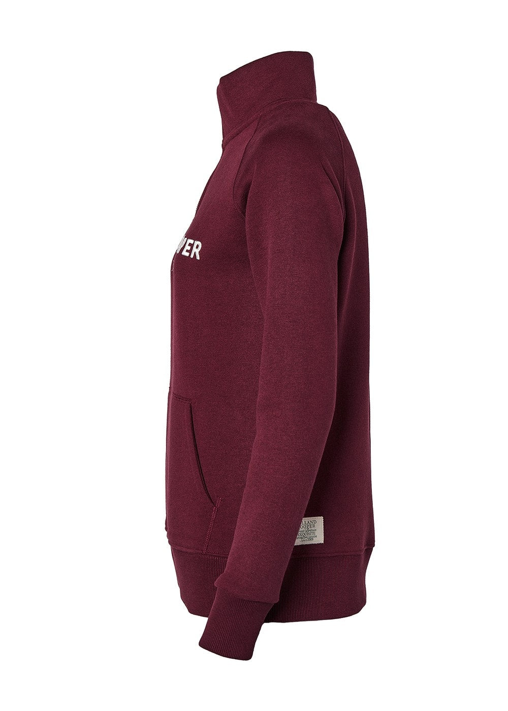 Sporting Heritage Zip Henley - Merlot - 9