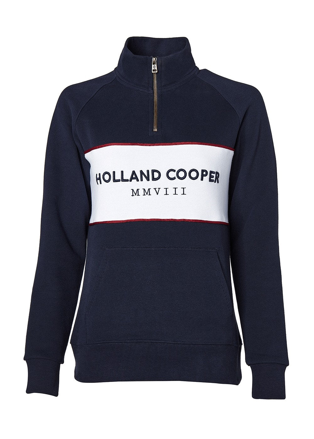 Sporting Heritage Zip Henley - Ink Navy - 5