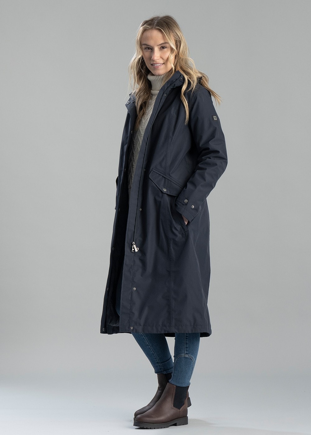 Alderford Coat - Navy - 3