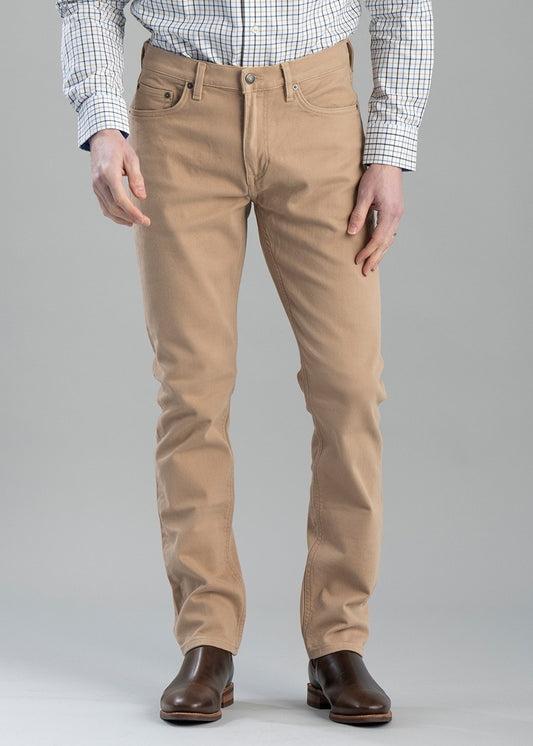 Regular Twill Jeans - Caramel Beige - 1