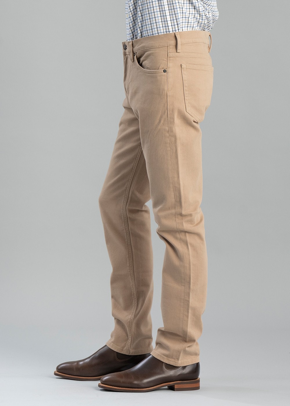 Regular Twill Jeans - Caramel Beige - 3