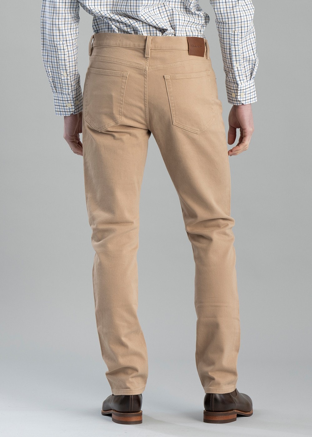 Regular Twill Jeans - Caramel Beige - 4