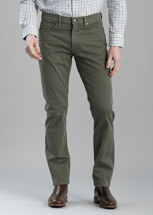 Regular Desert Jeans - Dark Earthy Green - 1