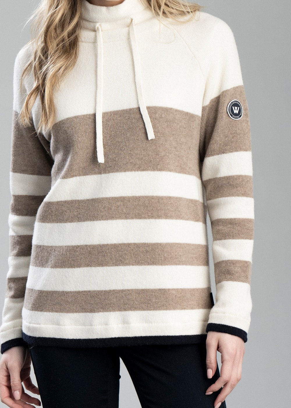 Angelika Windproof Jumper - Off White Multi - 6