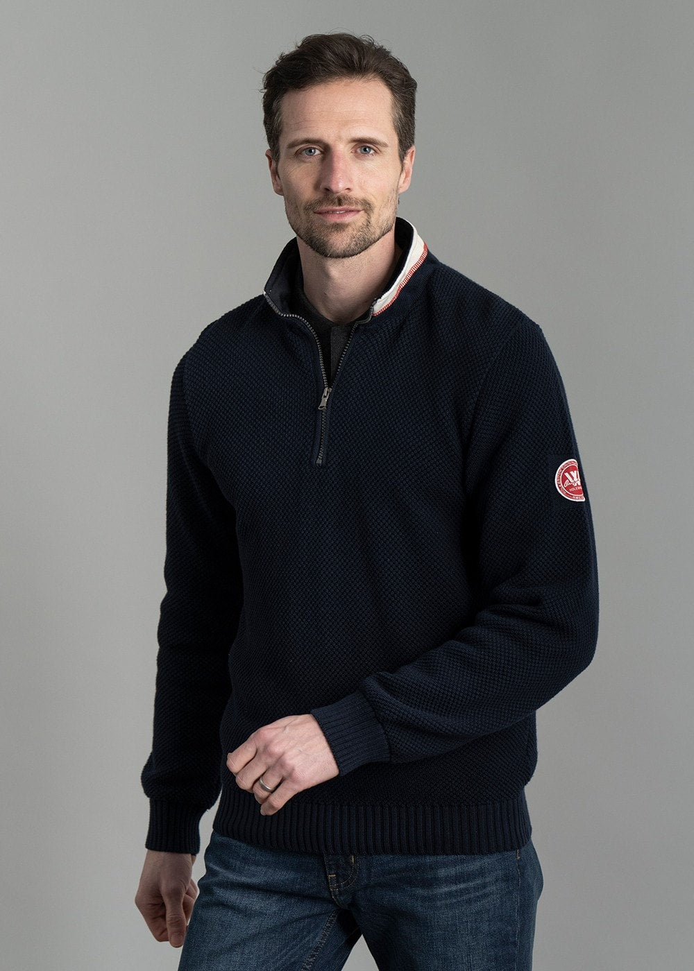 Classic Windproof Sweater - Navy - 2