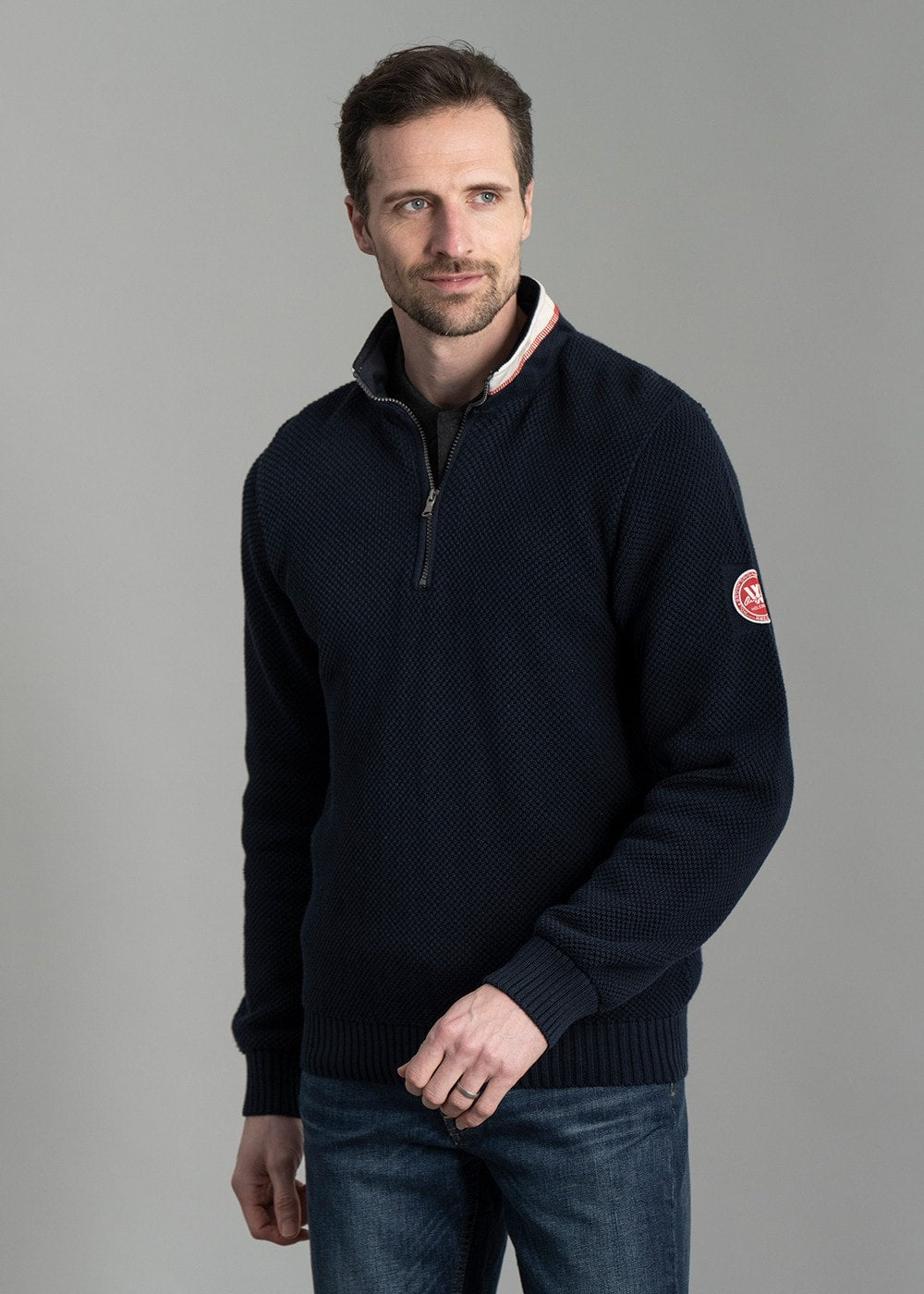 Classic Windproof Sweater - Navy - 3