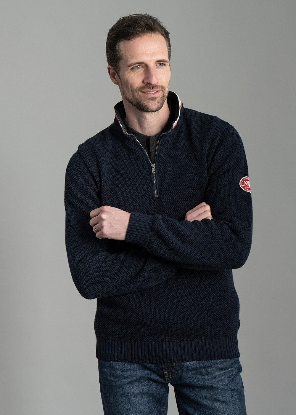 Classic Windproof Sweater - Navy - 4