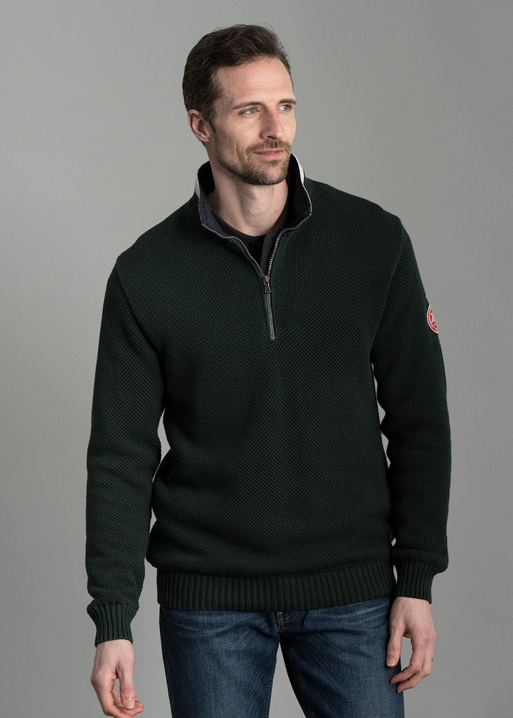 Classic Windproof Sweater - Pine - 1