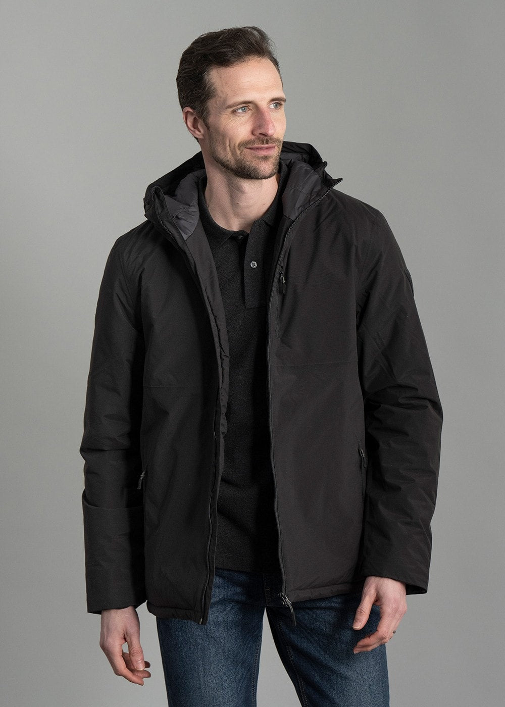 Marina Primaloft Rain Jacket AW24 - Black - 3