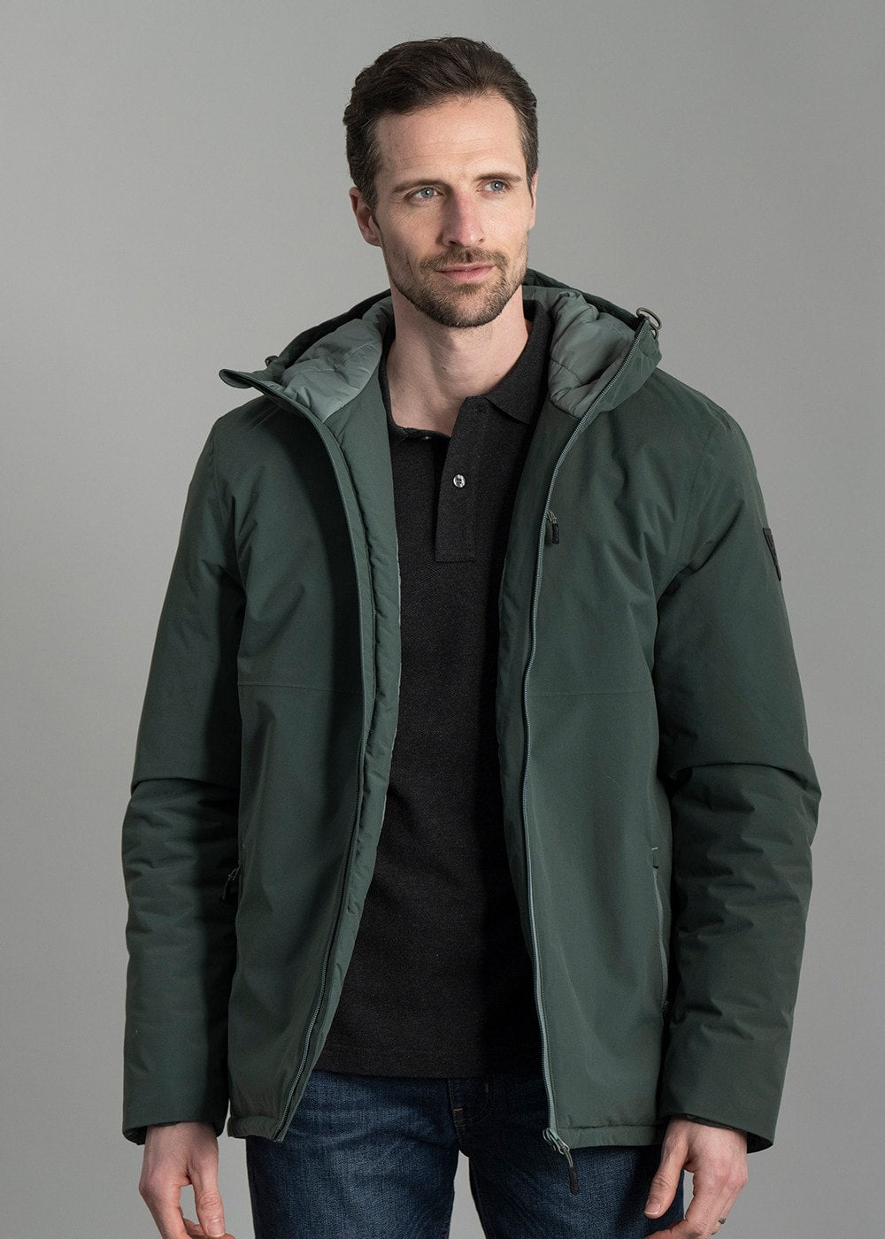 Marina Primaloft Rain Jacket AW24 - Darkest Spruce - 1