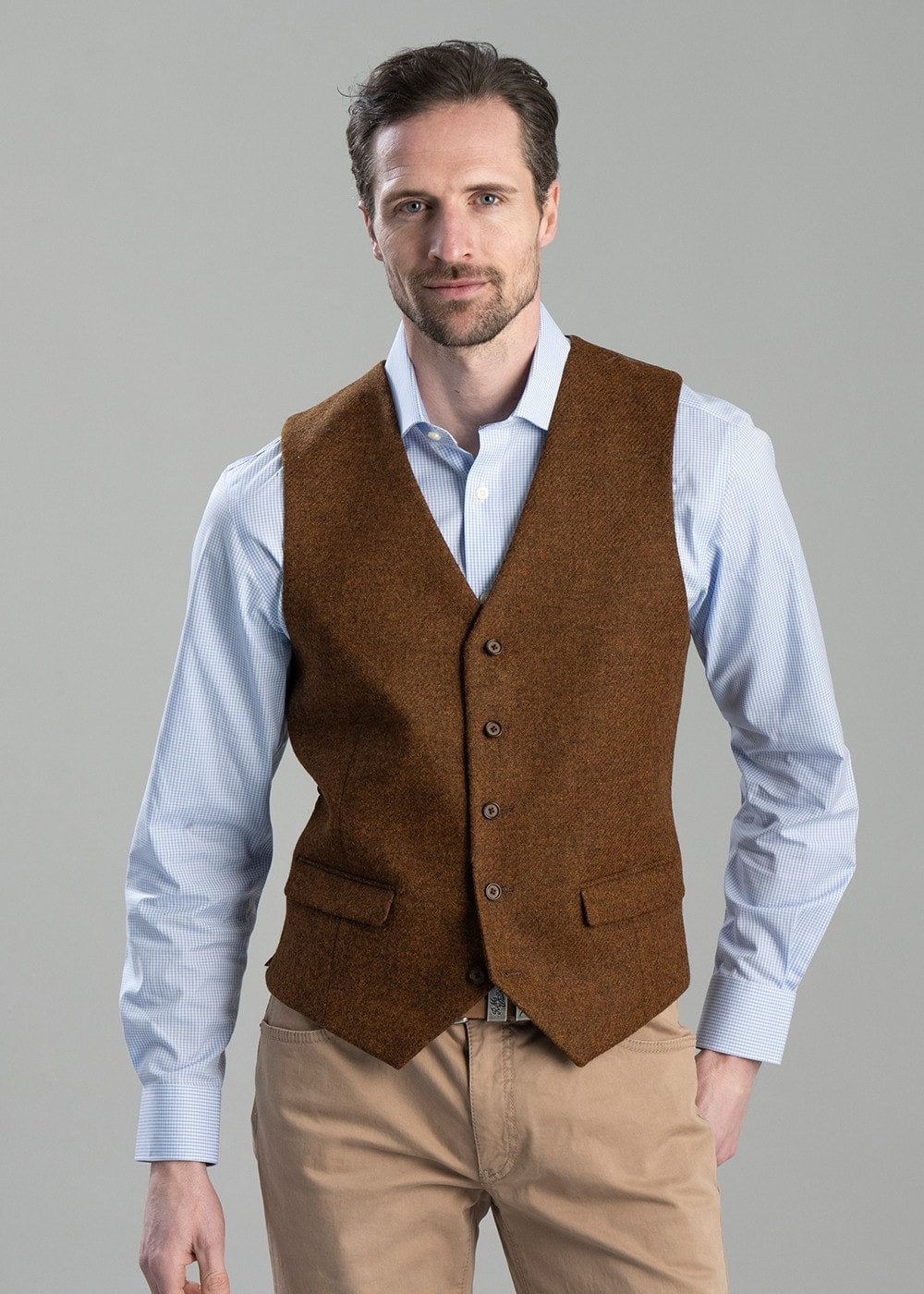 Charlie Waistcoat - Auburn - 3