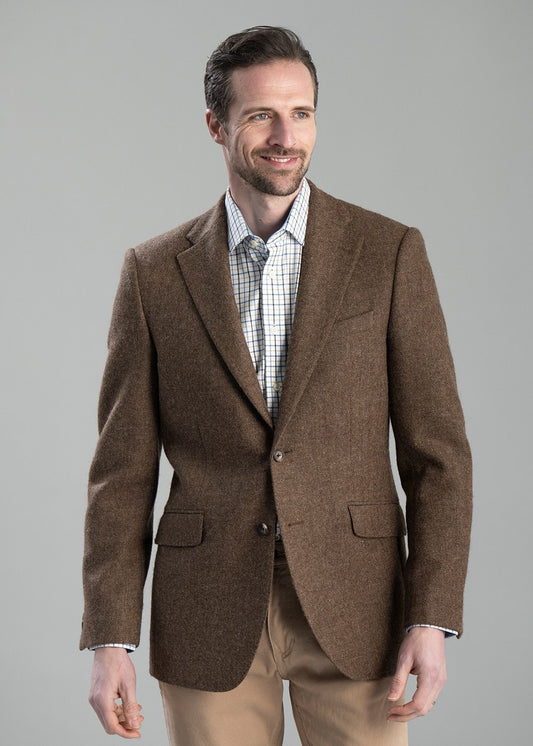 Crookham Tweed Jacket - Latte - 0