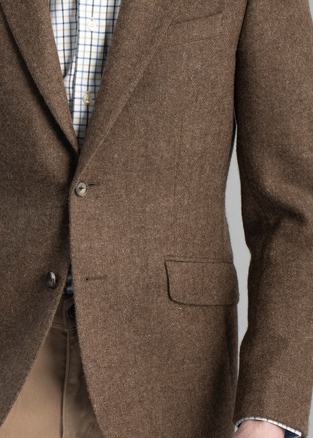 Crookham Tweed Jacket - Latte - 4