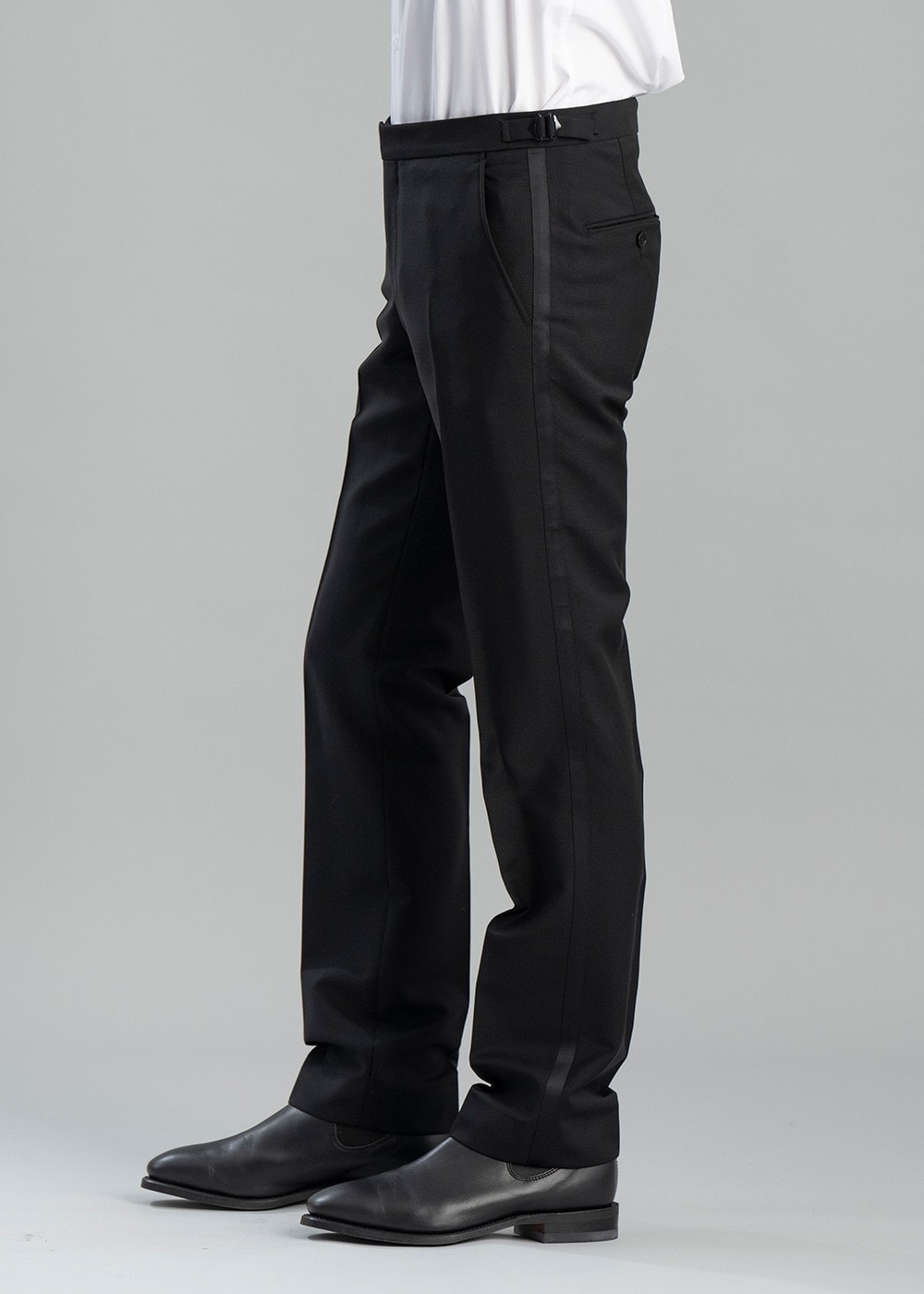 Leo Tuxedo Trousers - Black - 2